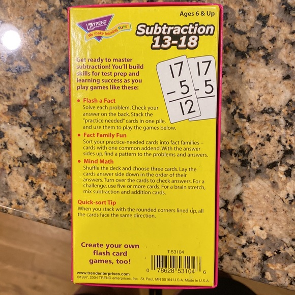 EUC Lot of Math Flash Cards - Picture 7 of 12